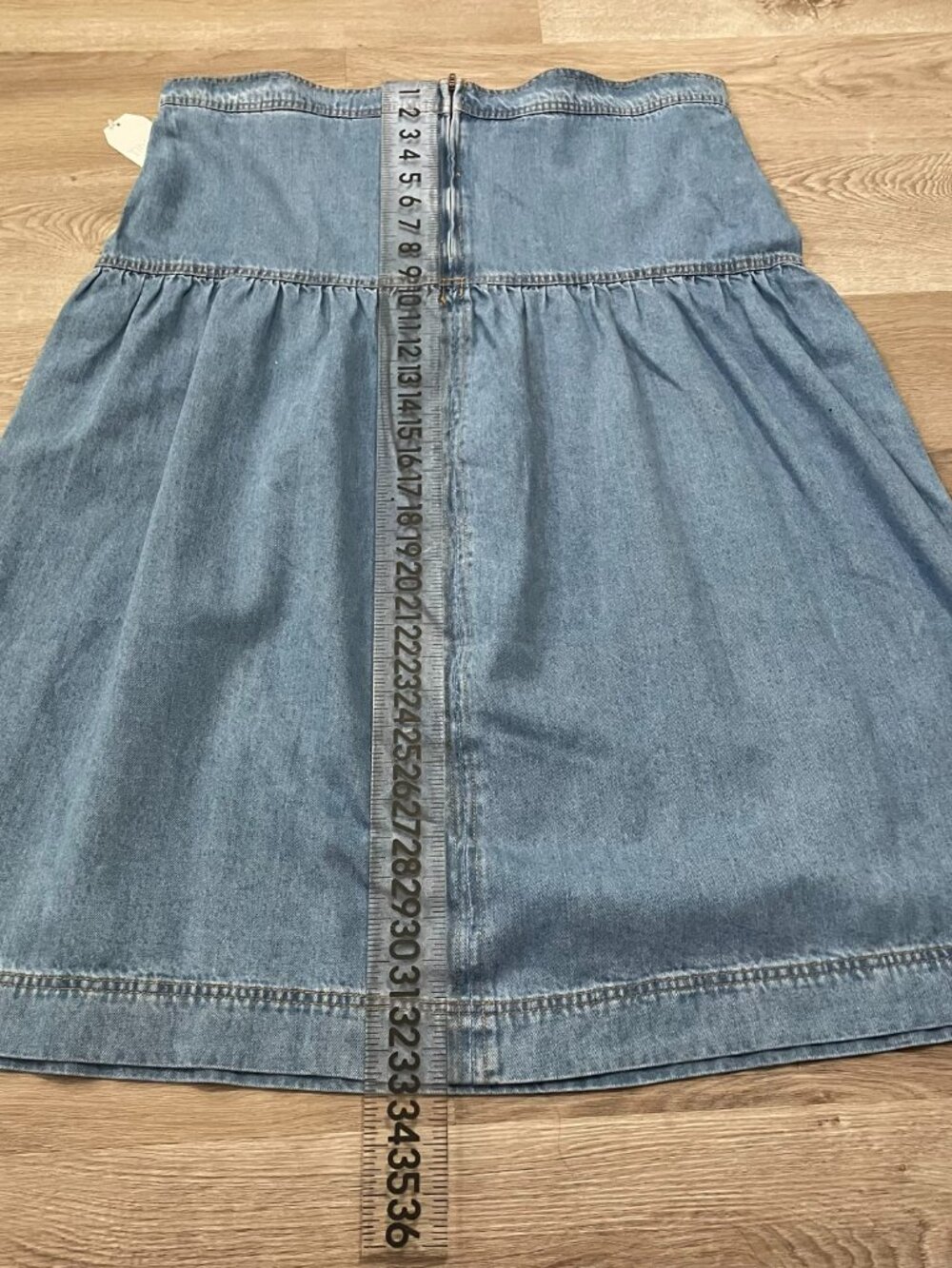 Denim Midi Skirt - Picture 7 of 13